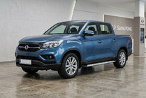 SsangYong Musso II 2018– Bočné nášľapy Shining V1 (2 ks, hliník) fotografia 1