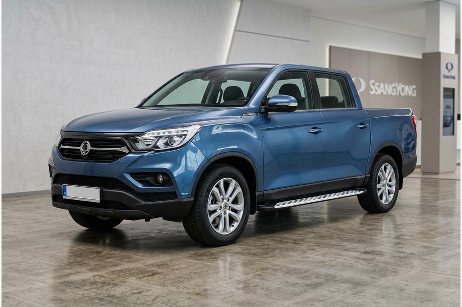 SsangYong Musso II 2018– Bočné nášľapy Shining V1 (2 ks, hliník) Image