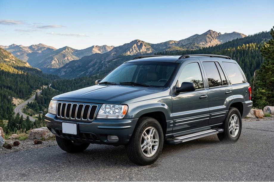 Jeep Grand Cherokee WJ 1999–2004 Bočné nášľapy Rainbow (2 ks, hliník) Fotografia 1