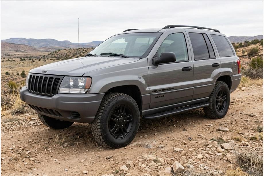 Jeep Grand Cherokee WJ 1999–2004 Bočné nášľapy Bosphore Black (2 ks, hliník) Image