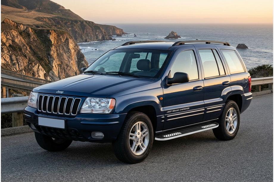 Jeep Grand Cherokee WJ 1999–2004 Bočné nášľapy Tayga V2 (2 ks, hliník) Fotografia 1