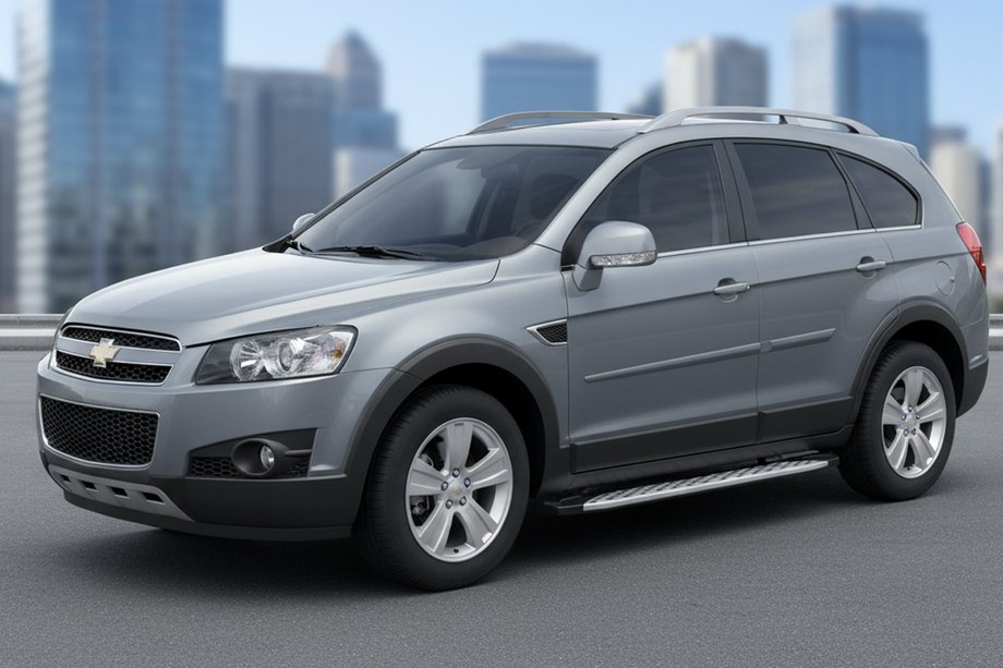 Chevrolet Captiva 2006–2019 Bočné nášľapy Shining V1 (2 ks, hliník) Image