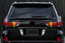 Lexus LX570/450d 2008–2022 Spodný spojler V2 (2016-2023) Čierna farba fotografia 2