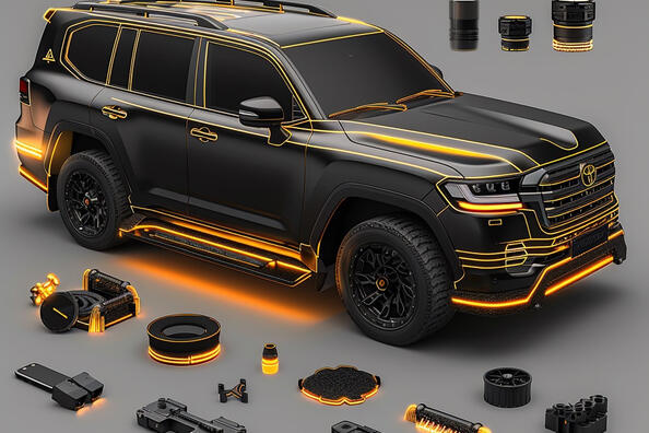 Ako vybrať kvalitné komponenty na facelift Toyota Land Cruiser 200 Fotografia 1