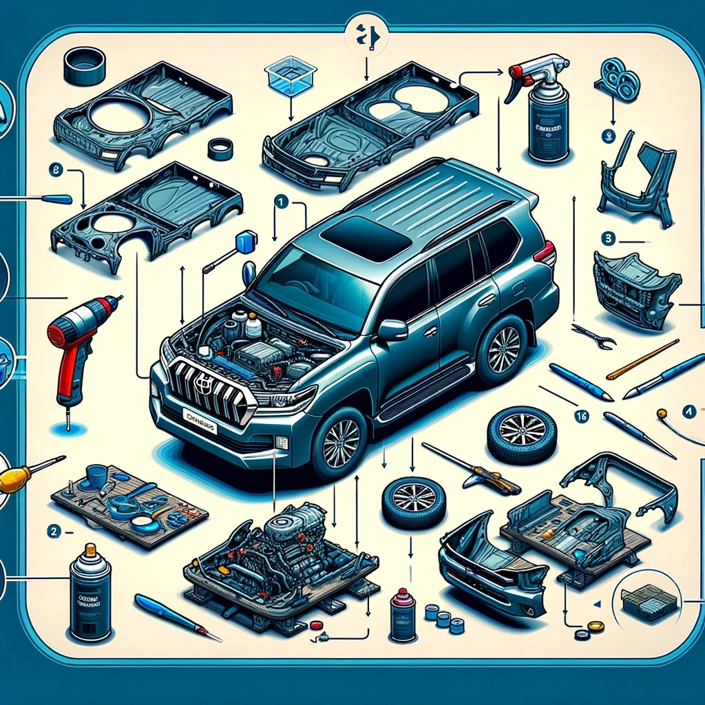 Zjednodušenie montáže bodykitu na Toyota Land Cruiser 200