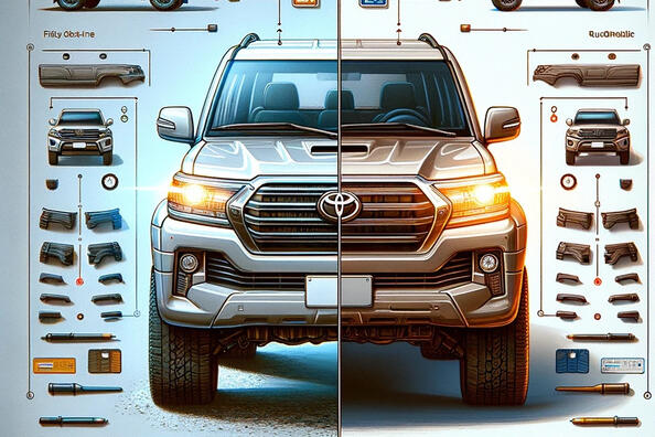 Originálne vs. replika bodykity pre Toyota Land Cruiser 200: Čo je lepšie?