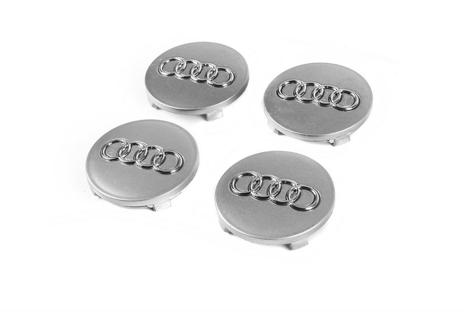 Audi Stredové krytky diskov 60/58 mm sivé ad5957s (4 ks) Image