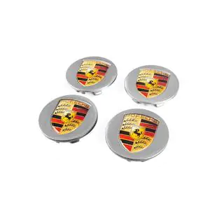 Stredové krytky diskov 76/71 mm sivé (4 ks)