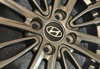 Hyundai Čierne stredové krytky diskov hyun60tur-bl (59 mm / 55 mm, 4 ks) fotografia 1