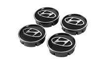 Hyundai Čierne stredové krytky diskov hyun60tur-bl (59 mm / 55 mm, 4 ks) fotografia 2