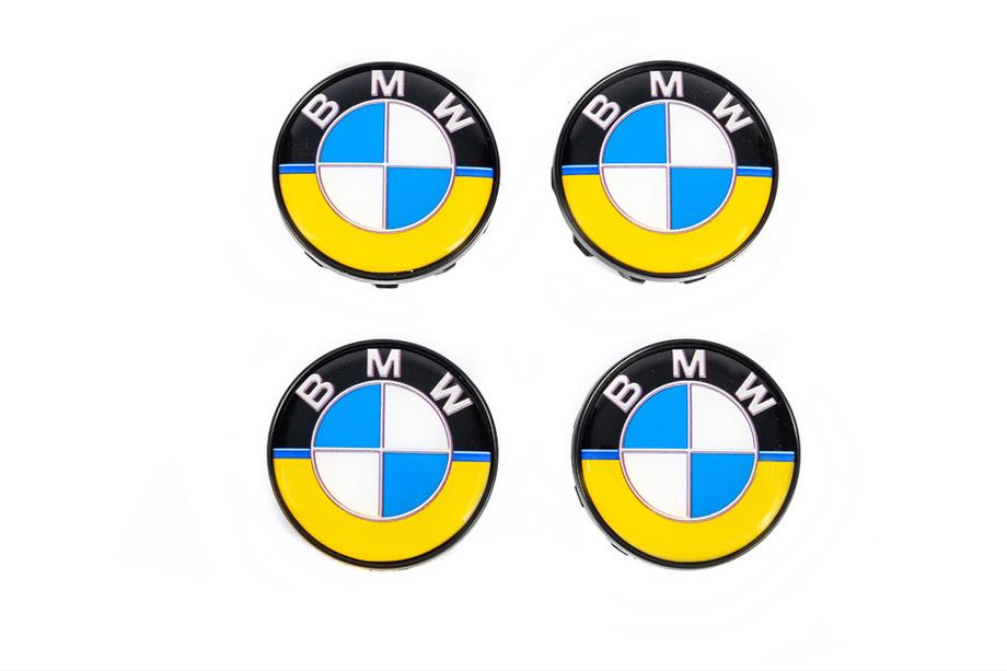 BMW Stredové krytky diskov 55/53 mm UA-Style (4 ks) Fotografia 2