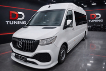 Mercedes Sprinter W907/W910 2018– Predný nárazník s mriežkou, ABS (na lakovanie) fotografia 1