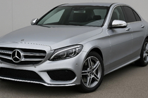 Mercedes C-class W205 2014–2021 Chromové kryty spätných zrkadiel (2 ks, nerez) fotografia 3