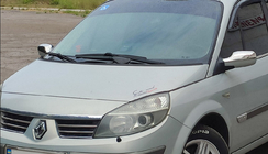 Renault Scenic/Grand 2003–2009 Lišty na mriežku (4 ks, nerez) fotografia 3