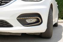 Fiat Tipo 2016– Nerezové chrómové lišty na hmlovky (2 ks) fotografia 1