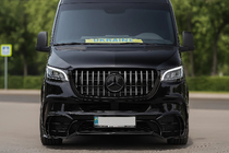 Mercedes Sprinter W907/W910 2018– Predný nárazník s mriežkou V2 (AMG) fotografia 9
