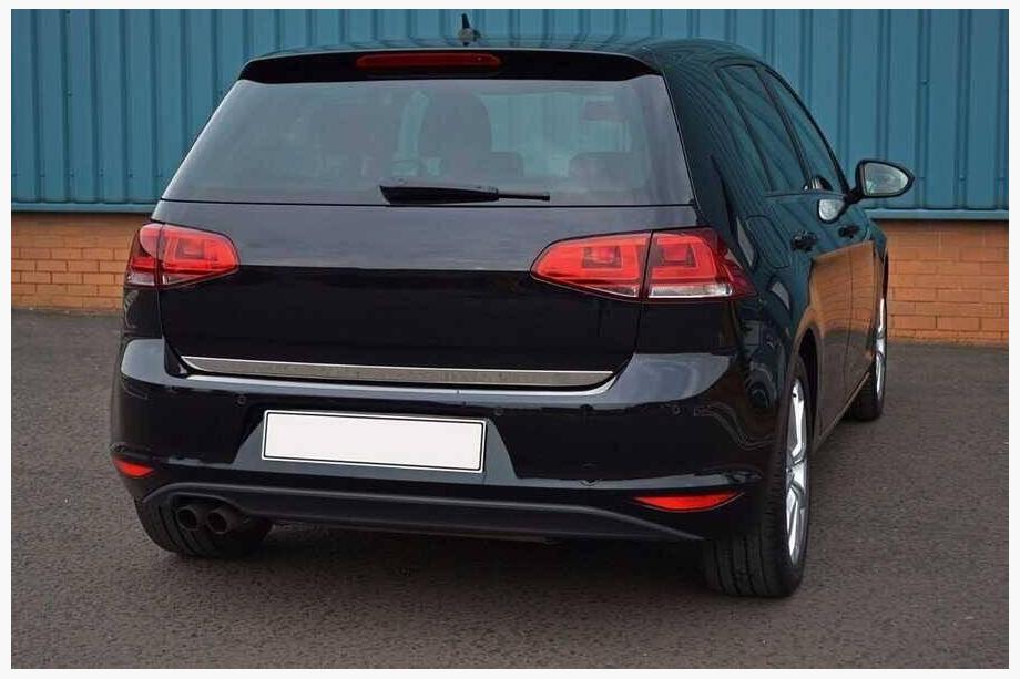 Volkswagen Golf 7/E-Golf 2012–2020 Lišta hrany kufra HB (nerez) OmsaLine – talianska nehrdzavejúca oceľ Image