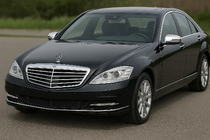 Mercedes S-class W221 2005–2013 Kryty zrkadiel (2009-2013, 2 ks, nerez) fotografia 1