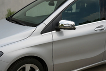 Mercedes B-class W246 2011–2018 Chromové kryty spätných zrkadiel (2 ks, nerez) fotografia 1
