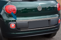Fiat 500/500L 2013–2022 Nerezová lišta nad ŠPZ (pre 500L) fotografia 1