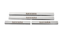 Nissan Navara 2006–2015 Nerezové kryty prahov (4 ks) fotografia 1