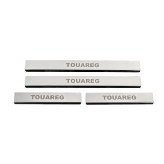 Nerezové kryty prahov Carmos V1 (4 ks) Volkswagen Touareg 2010–2018 fotografia 1