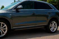 Audi Q3 2011–2019 Dverové lišty (4 ks, nerez) fotografia 1