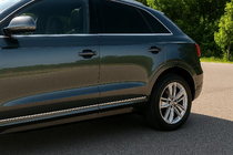 Audi Q3 2011–2019 Dverové lišty (4 ks, nerez) fotografia 3