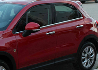 Fiat 500X 2014–2024 Nerezové okenné lišty (4 ks) fotografia 1