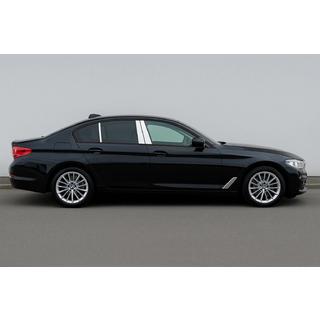 Nerezové kryty stĺpikov dverí (6 ks) BMW 5. rad G30/G31 2017–2023 fotografia 1