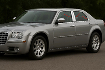 Chrysler C300 2004–2011 Nerezové kryty stĺpikov dverí (6 ks) fotografia 1