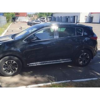 Nerezové kryty stĺpikov dverí (6 ks) Kia Sportage 2015–2021 fotografia 3