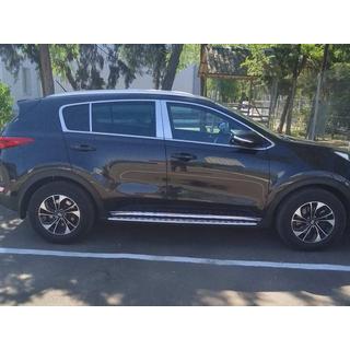 Nerezové kryty stĺpikov dverí (6 ks) Kia Sportage 2015–2021 fotografia 1