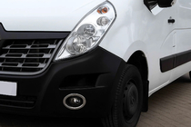 Opel Movano 2010–2021 Chrómové kryty hmloviek Carmos (2 ks, nerez) fotografia 3