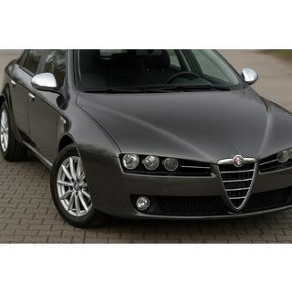 Kryty zrkadiel (2 ks, nerez) Carmos Alfa Romeo 159 2005–2011 fotografia 1