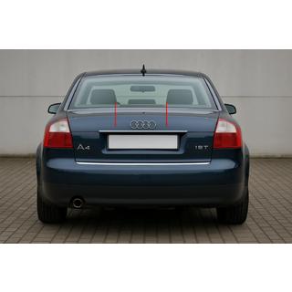 Nerezová lišta nad ŠPZ (Carmos) V-2 Audi A4 B6 2000–2004 fotografia 1