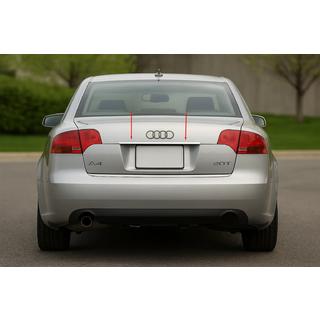 Nerezová lišta nad ŠPZ (Carmos) V-2 Audi A4 B7 2004–2008 fotografia 1