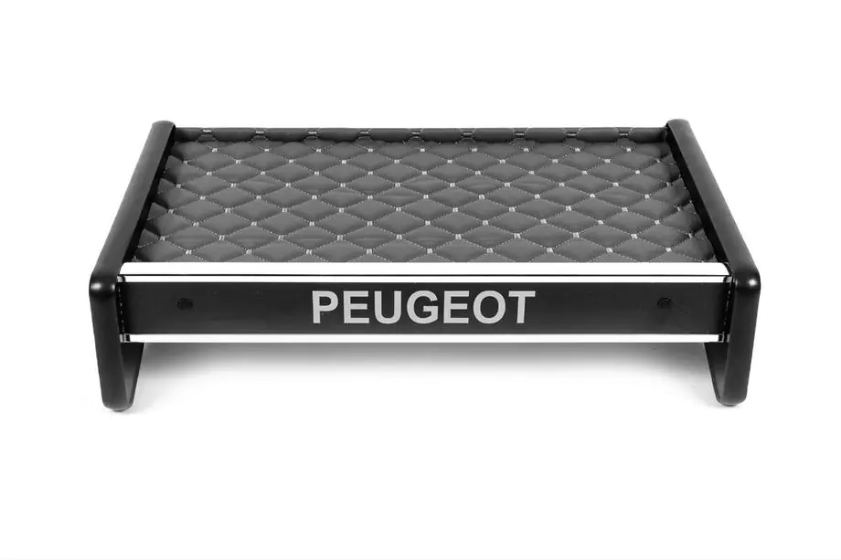 Peugeot Boxer 2006–2025 Polička na palubnú dosku (sivá so sivým prešívaním) Image