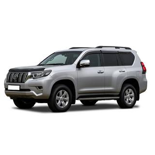 Okenné deflektory s chrómovou lištou Niken Luxury (6 ks) Toyota Land Cruiser Prado 150 2009–2023 fotografia 1