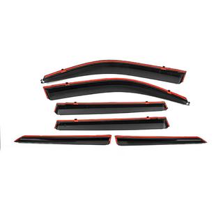 Okenné deflektory s chrómovou lištou Niken Luxury (6 ks) Toyota Land Cruiser Prado 150 2009–2023 fotografia 4