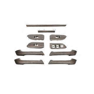 Sada vložiek v tmavom drevodekore Toyota Land Cruiser Prado 150 2009–2023 fotografia 1