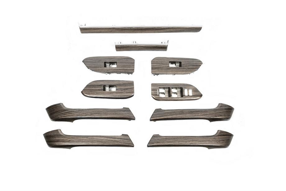 Toyota Land Cruiser Prado 150 2009–2023 Sada vložiek v tmavom drevodekore Image