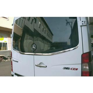 Lišta okolo zadného skla Carmos (2 ks, nerez) Mercedes Sprinter W906 2006–2018 fotografia 1