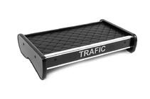 Renault Trafic 2001–2015 Polička na palubnú dosku (2001-2010, čierna s čiernym prešívaním) fotografia 3