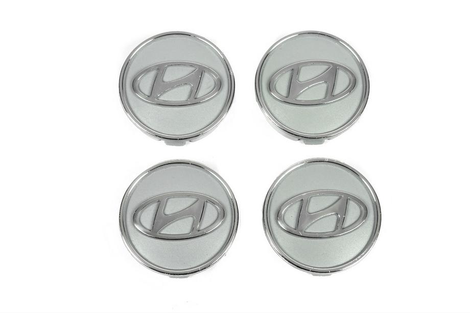 Hyundai Sivé stredové krytky diskov hyun60tur-sir (59 mm / 55 mm, 4 ks) Image