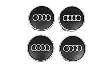 Audi Stredové krytky diskov čierne au5955 (59 mm na 55 mm, 4 ks) fotografia 1