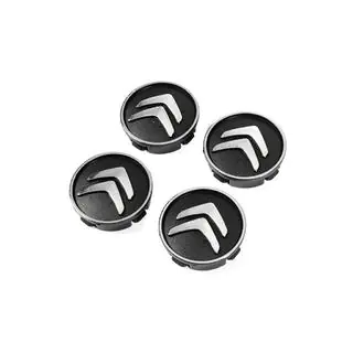 Stredové krytky diskov, čierne cit5955tur-bl (59 mm na 55 mm, 4 ks) fotografia 2