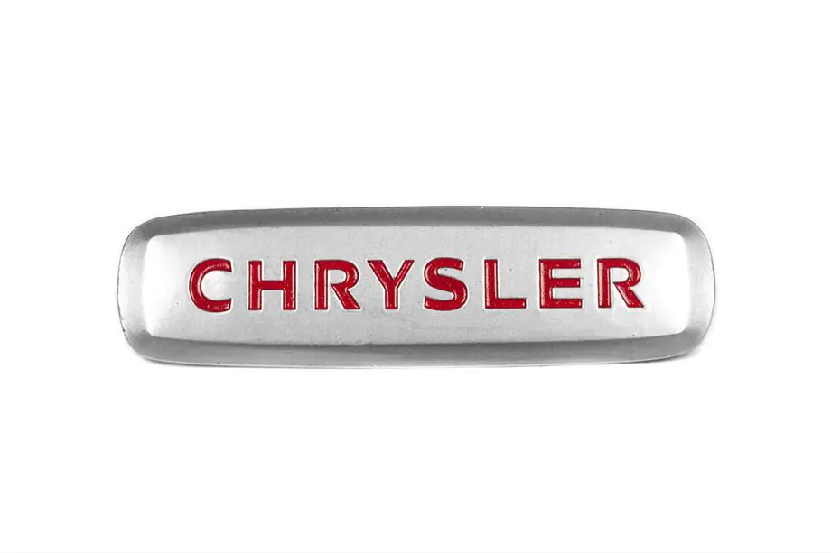 Chrysler Hliníkový štítok na autokoberce (1 ks) Image