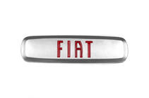 Fiat Hliníkový štítok na autokoberce (1 ks) fotografia 1