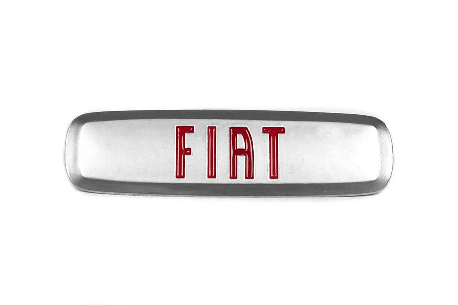Fiat Hliníkový štítok na autokoberce (1 ks) Image